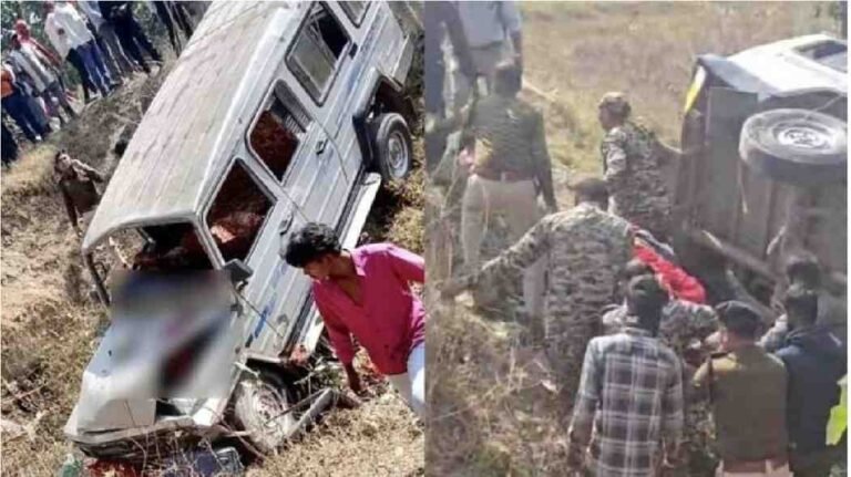CG News : कांकेर में भीषण सड़क हादसा, क्रूजर वाहन पलटने से दो की मौत, 6 घायल